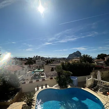 Willa Parte De Con Vista Al Mar Y Penon De Ifach En Calpe! *